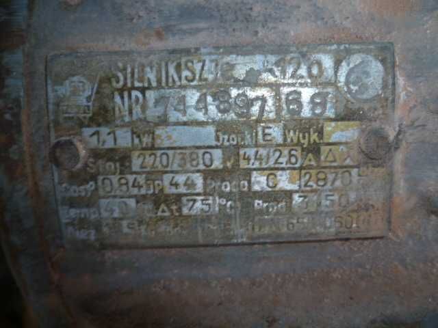 silnki elektryczny 380v 1,5kW
