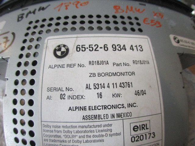 Rádio / auto-rádio BMW X5 (E53)