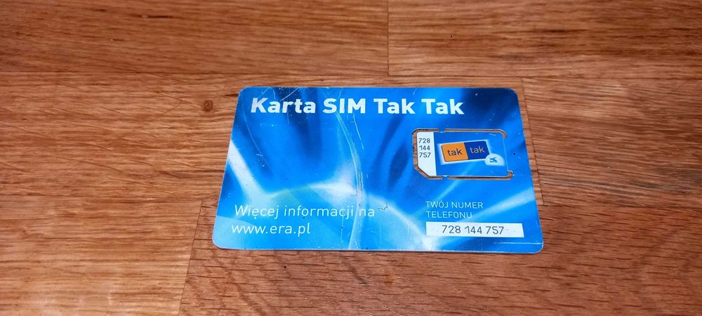 Era tak tak sim karta nowa
