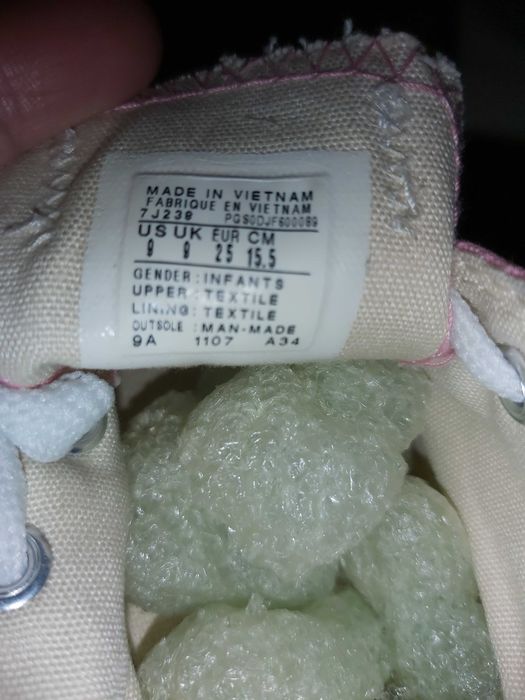 (34) Buciki r. 25 Tenisówki Converse All Srar Trampki różowe