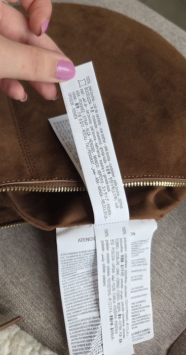 Mala/Bolsa Pele Genuína Stradivarius