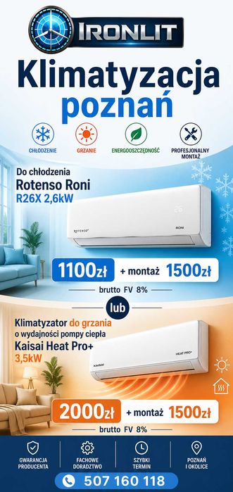 Montaż i serwis klimatyzacji