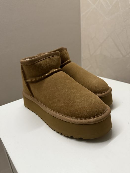 Жіночі уггі UGG Classic Ultra Mini Chestnut 36,37
