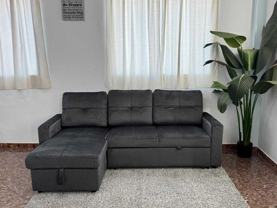 NOVO SOFA CAMA COM BAU - ENVIO GRATIS