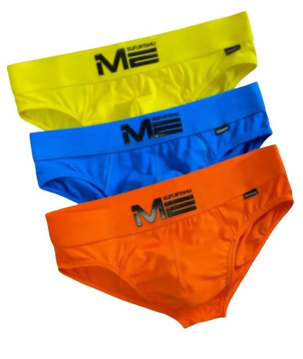 3-pack Modne bawełniane slipy męskie M