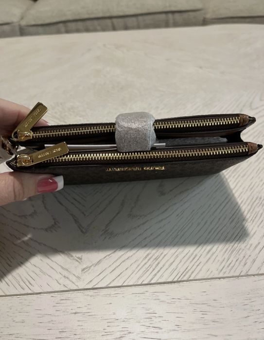 Portfel Michael Kors brązowy