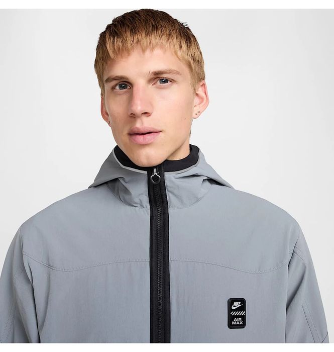 Оригінал! Вітровка Nike Air Max (сіра) Нова з бірками! (S, M)