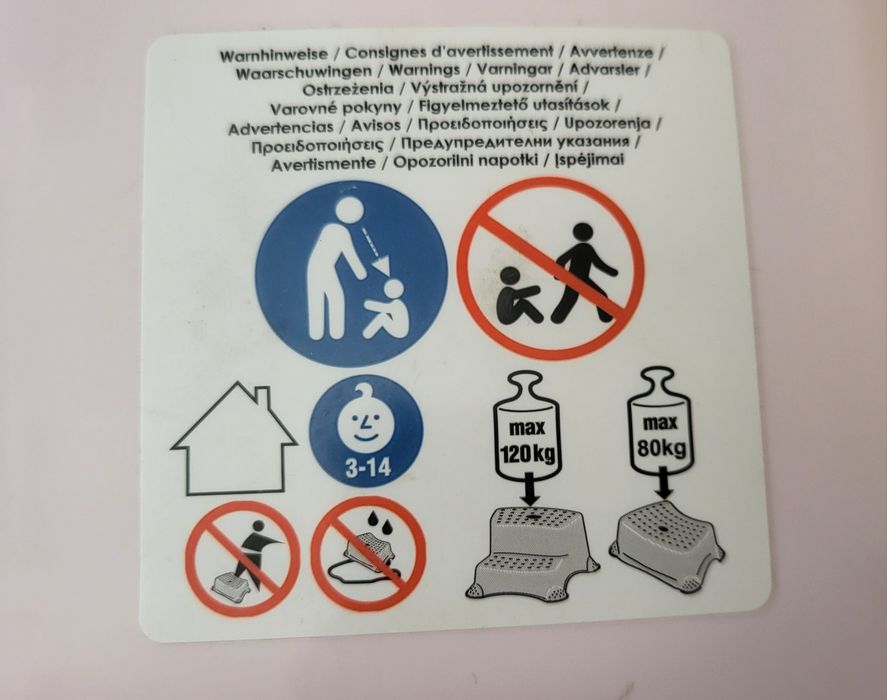 Podest + nakładka dla dzieci do toalety stan BDB