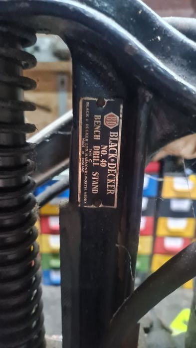Black decker zabytek wolnoobrotowa wiertarka kolumnowa stołowa statyw