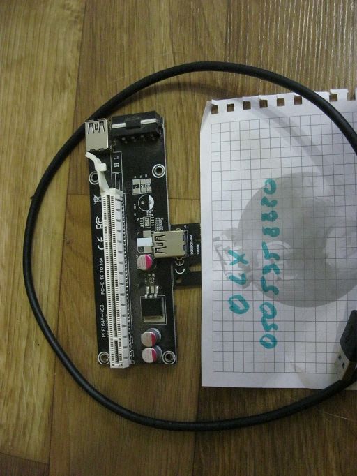 Райзер PCE164p-n03 ver 006d Riser адаптер майнинг