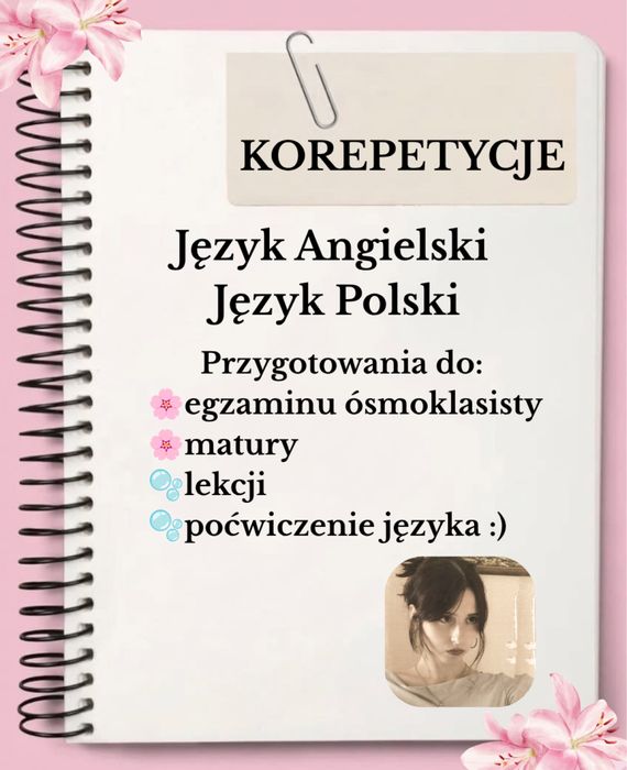 KOREPETYCJE- język angielski i język polski