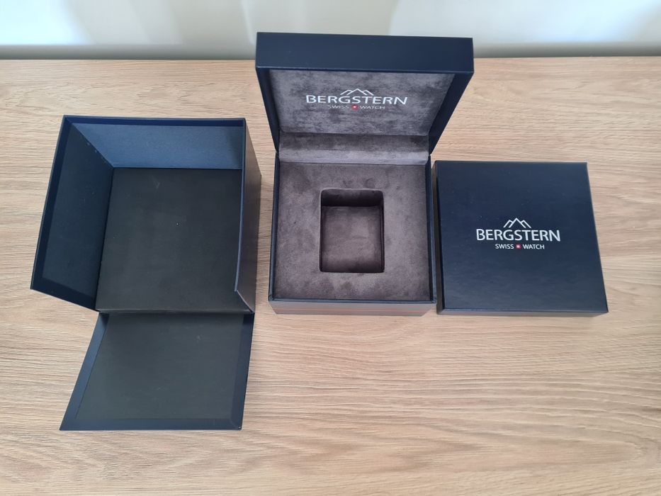 Pudełko po Zegarku BERGSTERN Komplet Poduszeczka i Kartonik Okazja