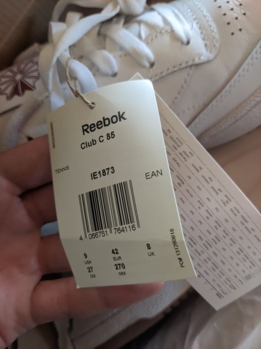 Кросівки Reebok Club C 85 оригінал чоловічі
