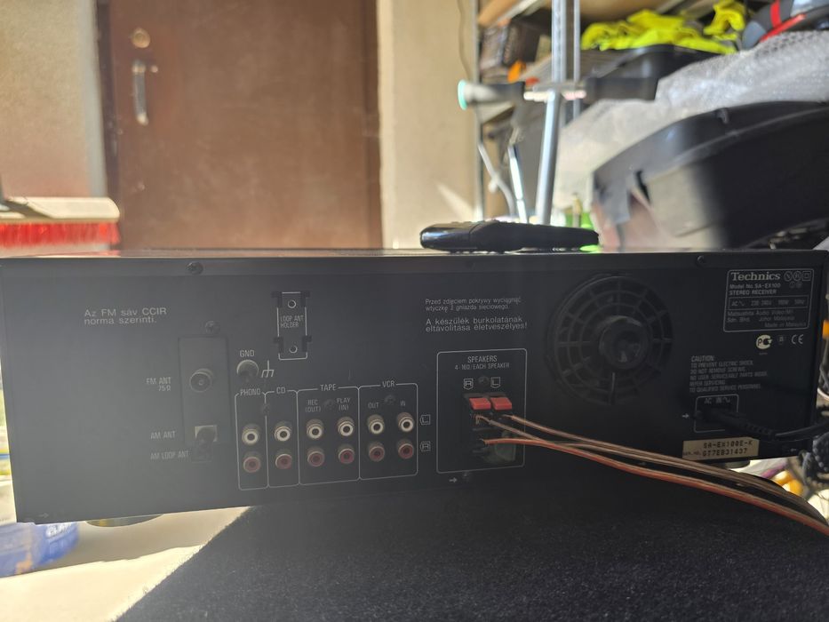 Technics SA-EX100 – amplituner stereo + pilot, sprawny