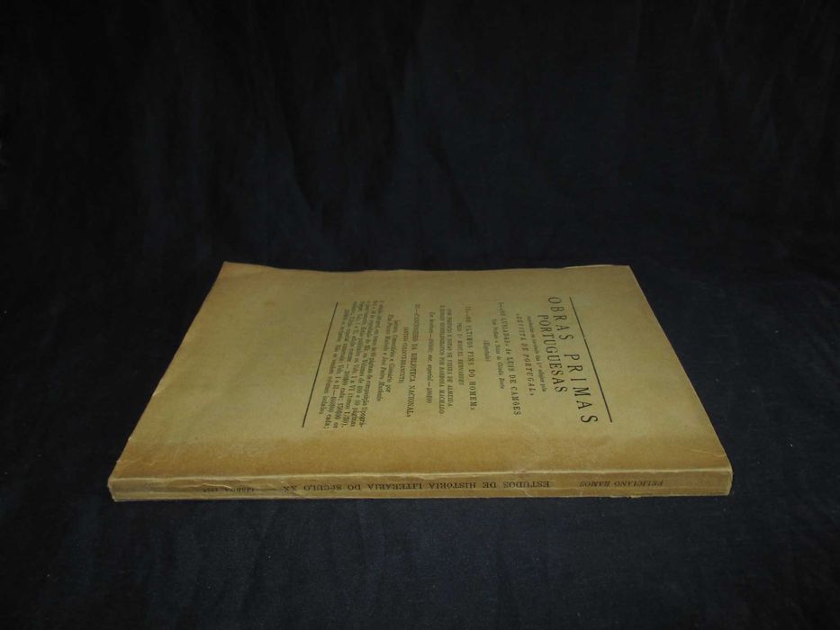 Livro Estudos de História Literária do Século XX Feliciano Ramos Autog