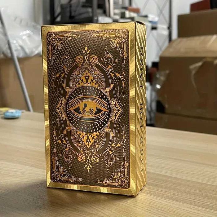 Карти золоте таро райдера уейта gold tarot фольговані