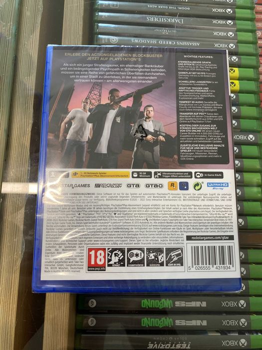 Grand Theft Auto V [PS5] PL, NOWA