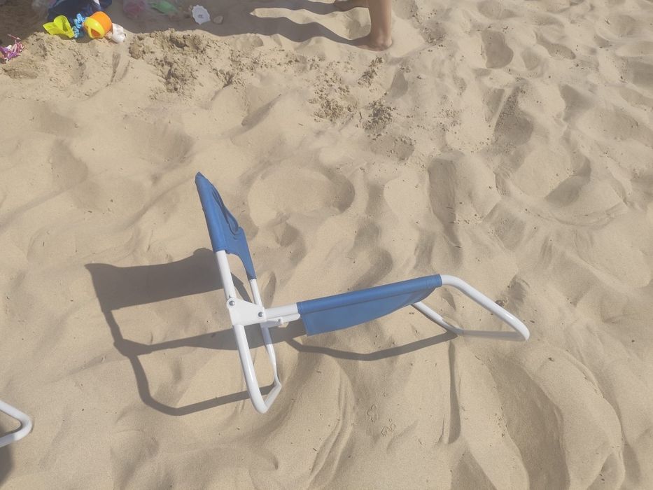 3 Cadeiras de praia c/ saco de transporte