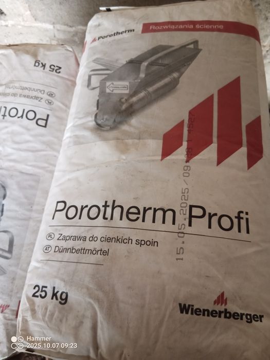 Zaprawa cienkowarstwowa Porotherm profi