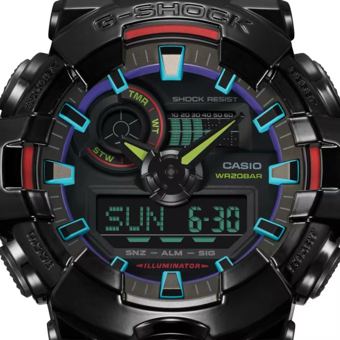Casio G-Shock GA-700RGB-1A NEW ORIGINAL | Limited Edition