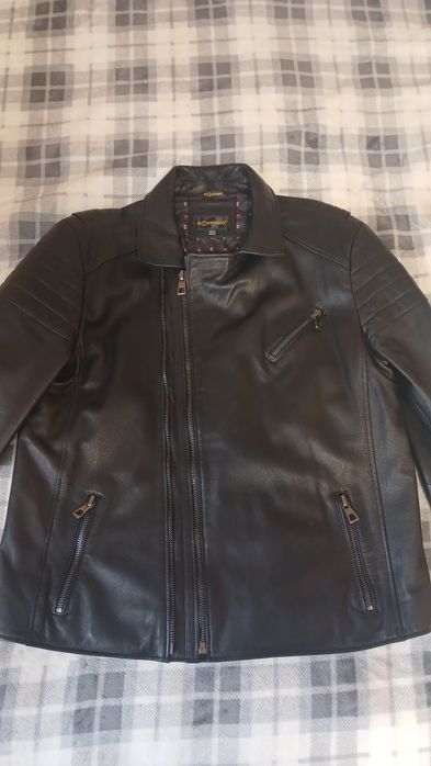 Чоловіча шкіряна куртка m-l