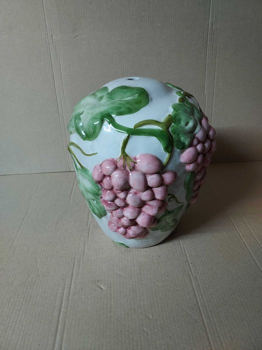 Base candeeiro com uvas