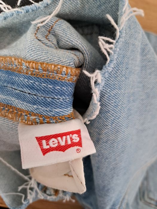 Jeansowe spodenki levis 501 xs