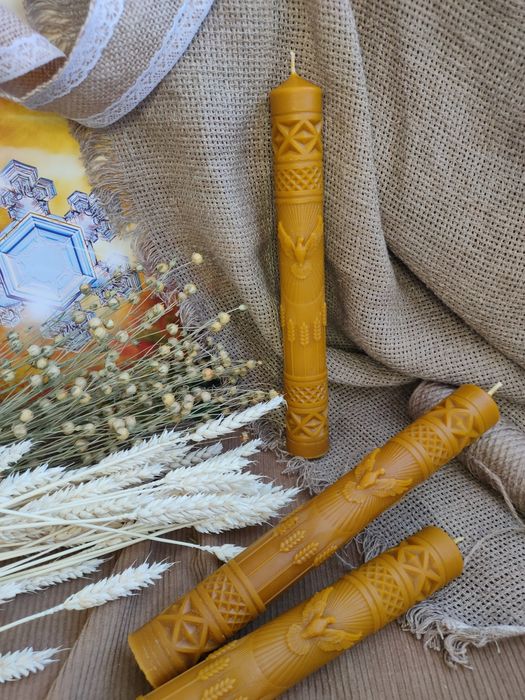 Свічка Голуб миру . Воскові свічки. Воскова свічка.