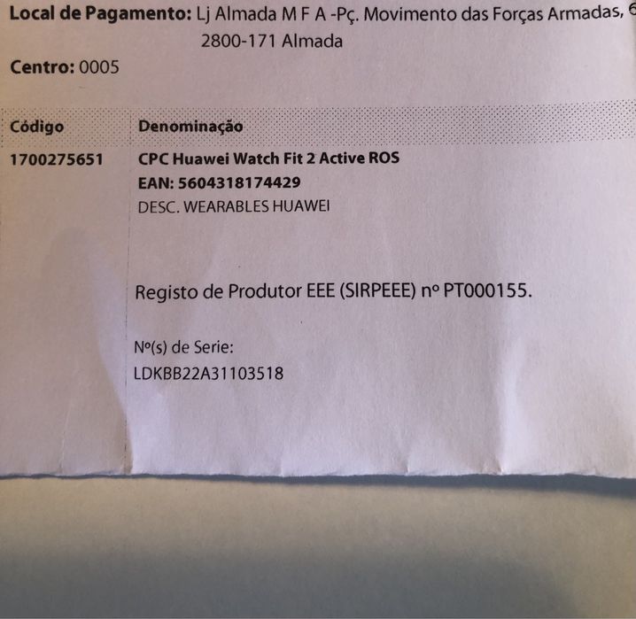 Huawei Watch Fit 2 Active Rosa