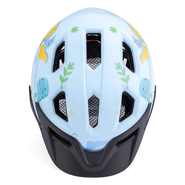 Kask rowerowy dziecięcy MTB Wozinsky z odpinanym daszkiem XS - jasnoni
