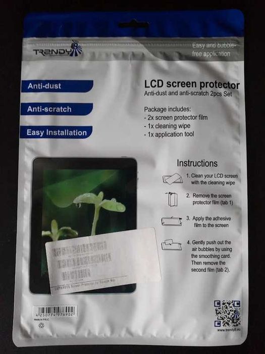 Película protetora ecrã 9 polegadas tablet