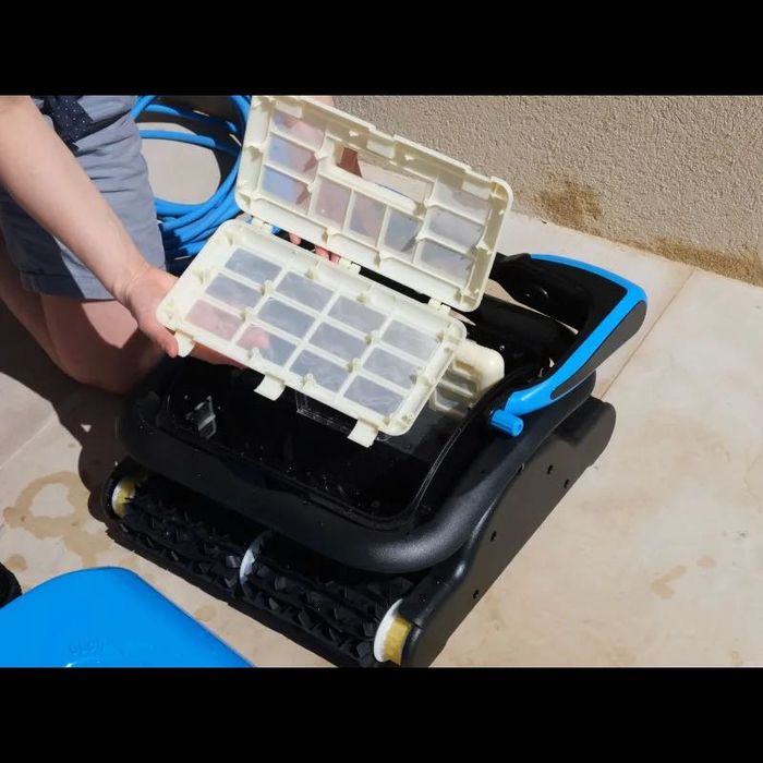 Robot de piscina elétrico Saphyr - limpeza de fundo e paredes - 6x12m