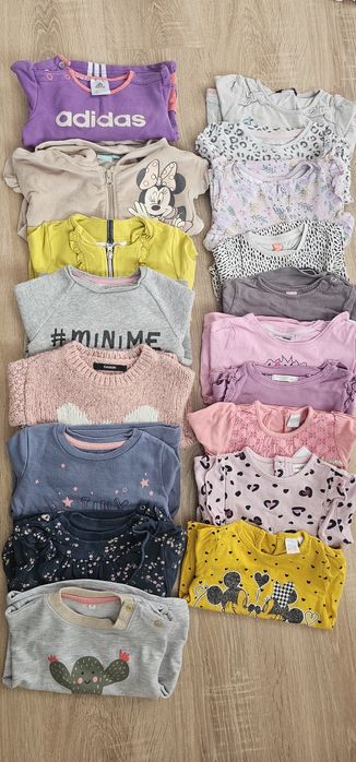 Paka ubrań dziewczynka 74/80