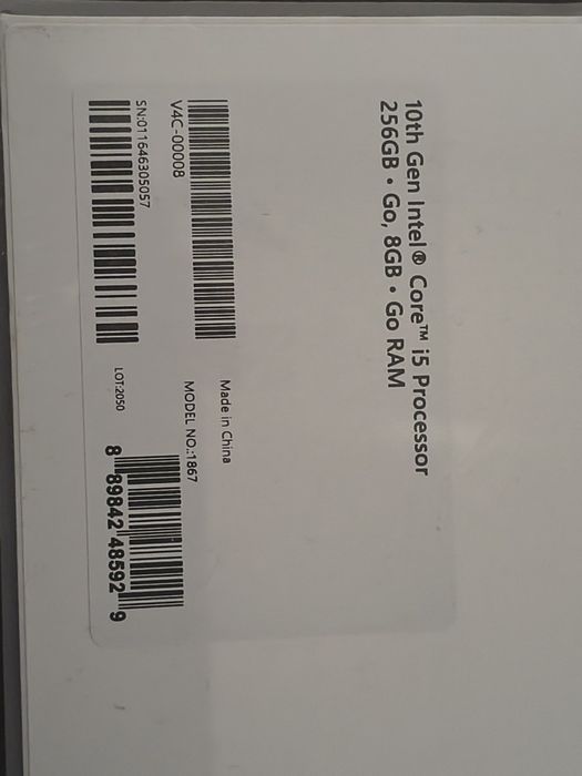 Microsoft Surface laptop 3 i5 8GB 256GB SSD Windows 10  13".