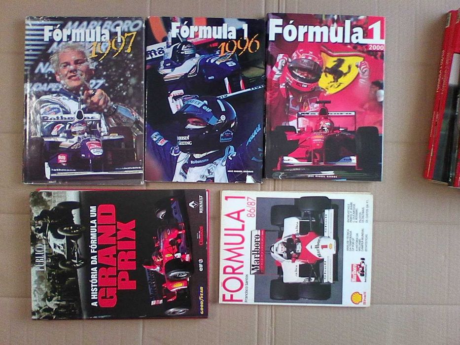 Lote livros Formula UM