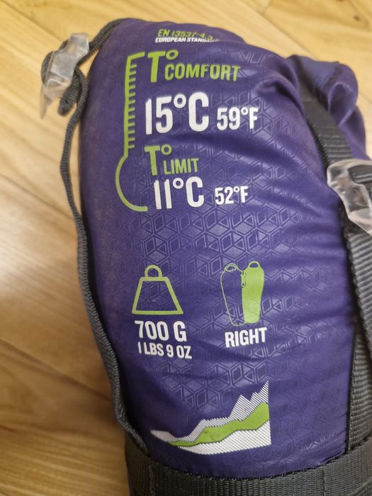 Śpiwór Forclaz 15 light Orientblue L