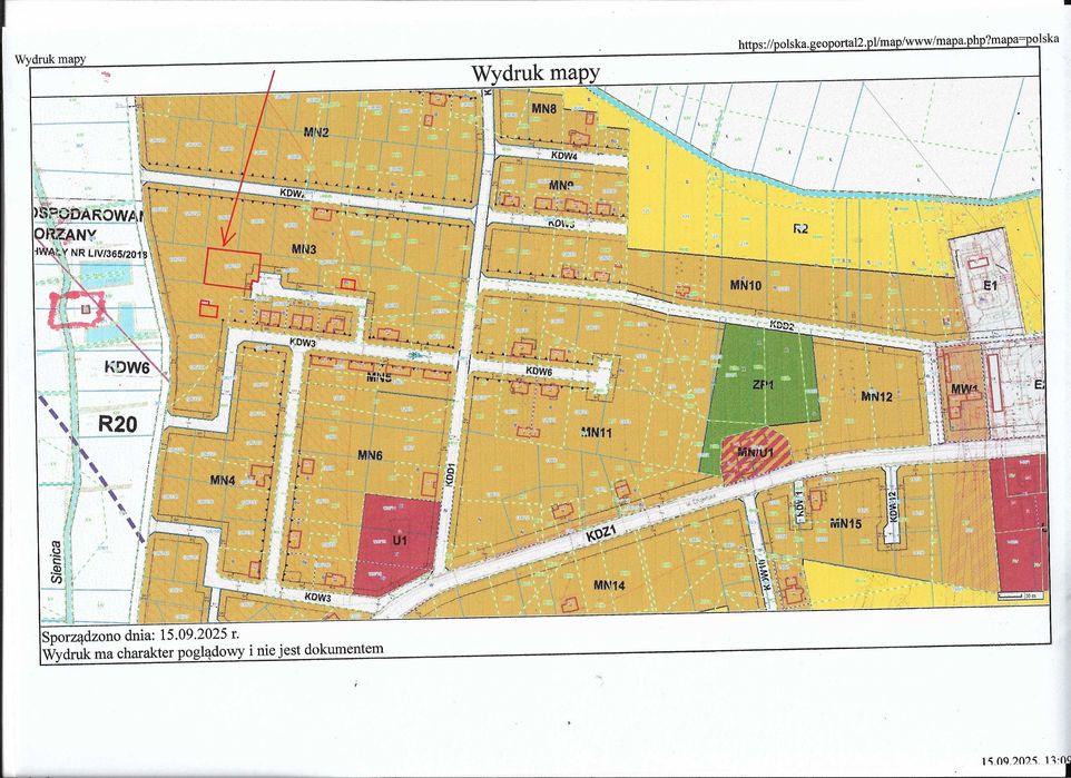 Działka pod zabudowę jednorodzinną