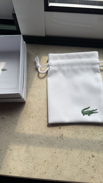Pulseira Lacoste Homem Dourada – Nova com Caixa