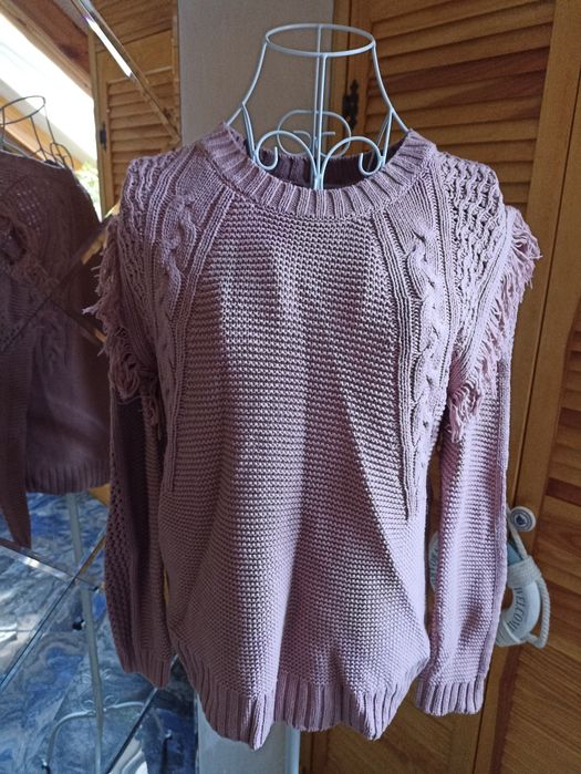 Tu sweter frędzle s-m
