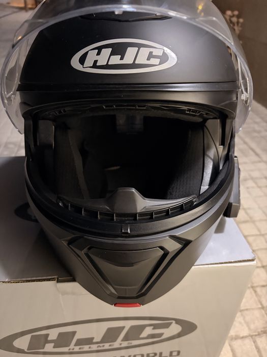 Capacete HJC I91 Modular Semi Flat Black