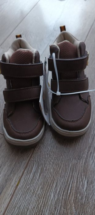 Buty trzewiki chłopięce dziecięce 26 z dinozaurem przejściowe