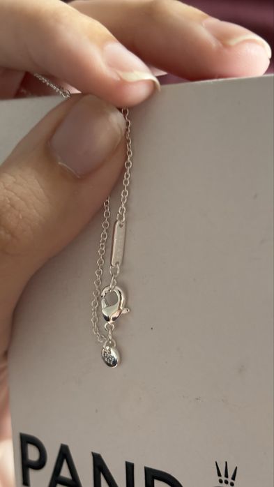 Conjunto colar e anel tam 52 Pandora