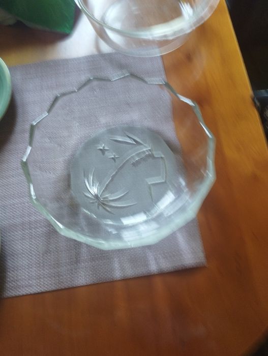 Półmisek duży z kryształu
