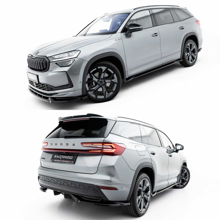 Тюнинг обвес Skoda Kodiaq 2 Sportline сплиттер губа пороги диффузор