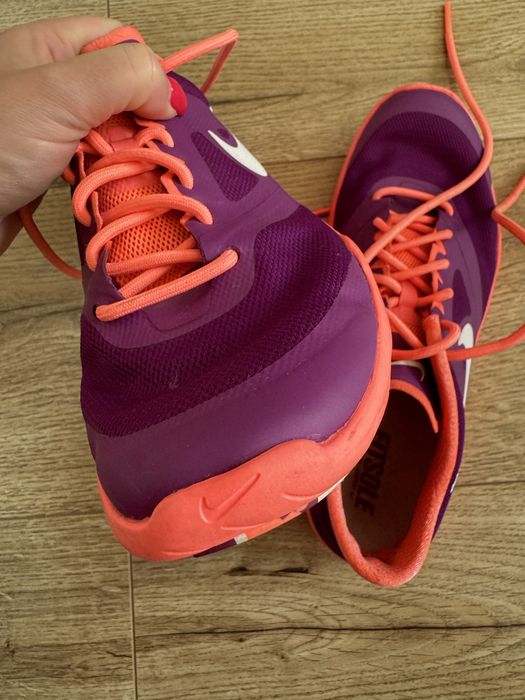 Buty Nike sportowe różowo fioletowe