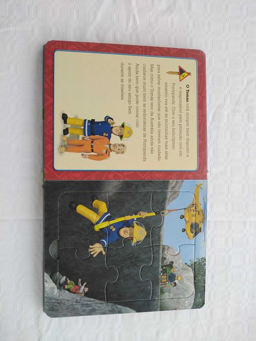 Livro de Puzzles Bombeiro Sam