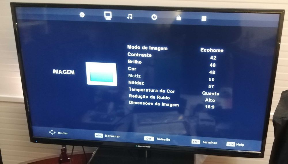 TV led 50" 127cm blaupunkt
