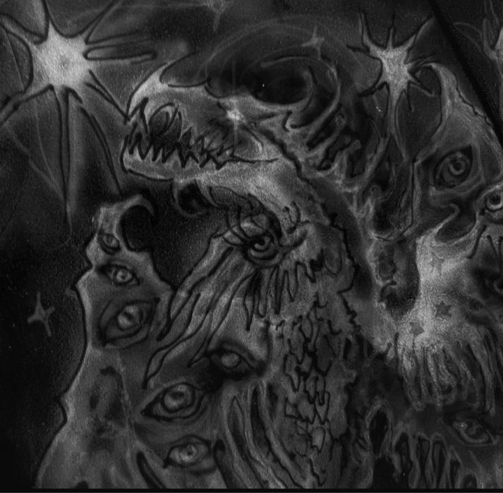 hoodie bluza z kapturem seraphim ze smokiem