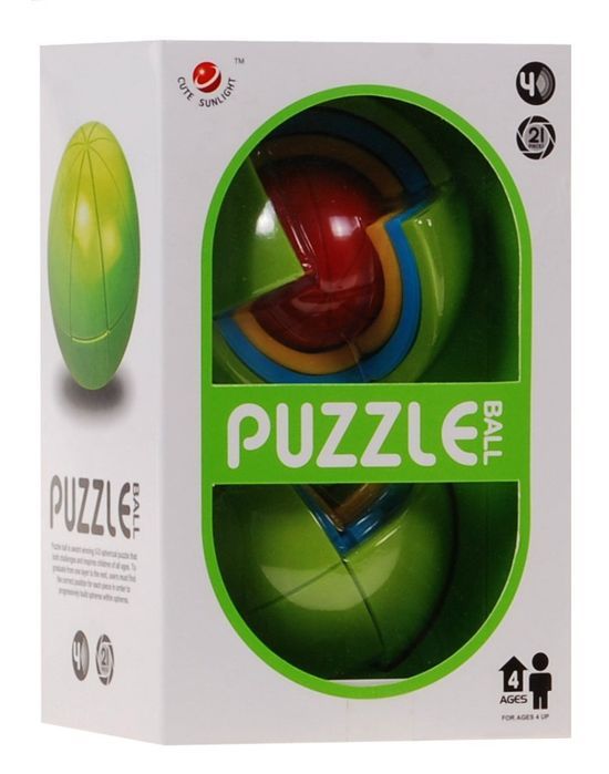 Przestrzenne Puzzle Kula 3D Dla Dzieci 4+ Łamigłówka Gra Logiczna
