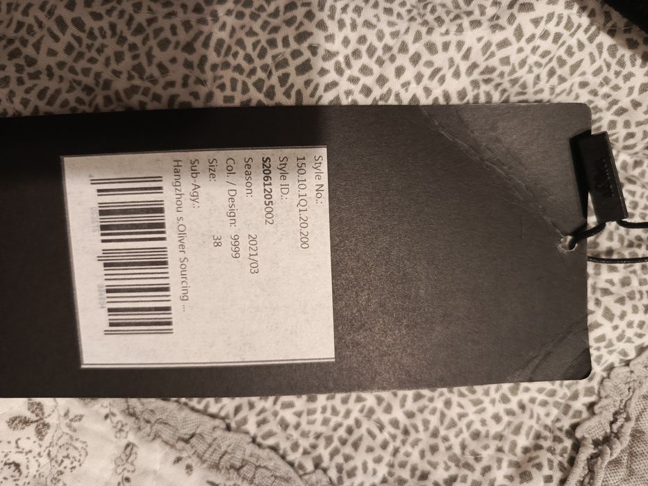 S.olivier czarna nowa sukienka